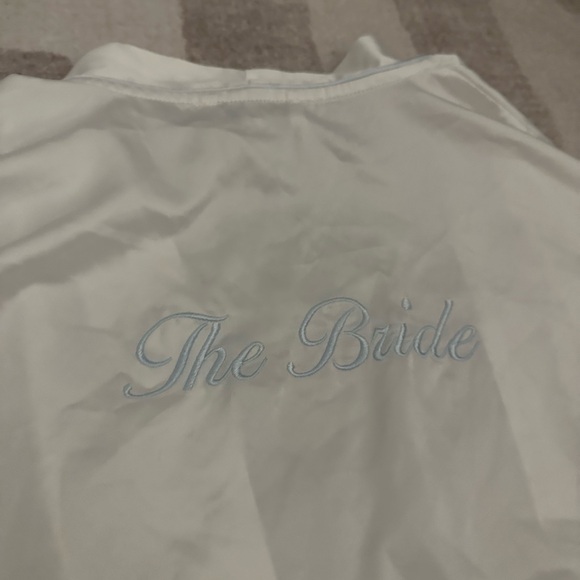 White Bridal Robe - Picture 2 of 3